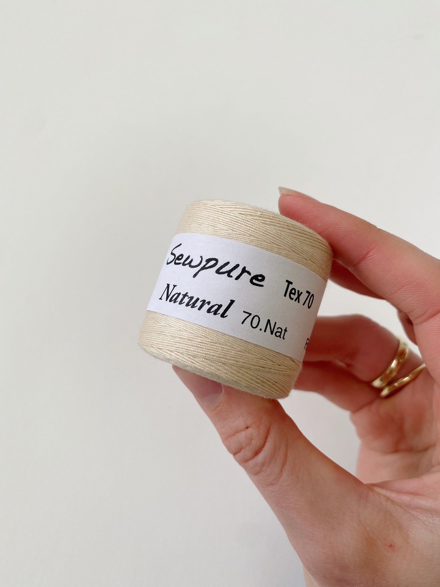 Mini Tex 70 - 100% Organic Cotton Sewing Thread - Undyed