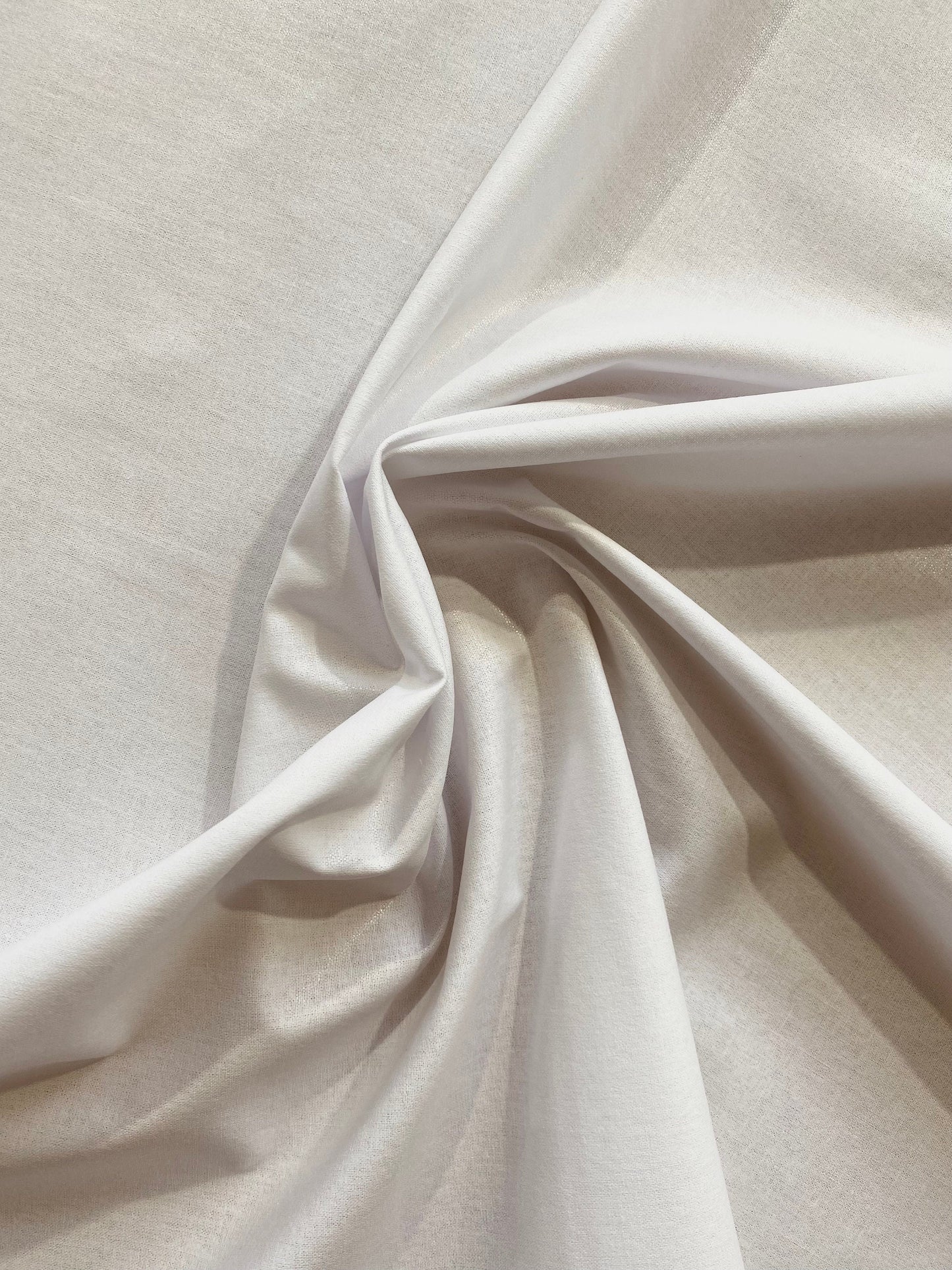 Heavyweight Cotton Fusing - Formaldehyde free - White