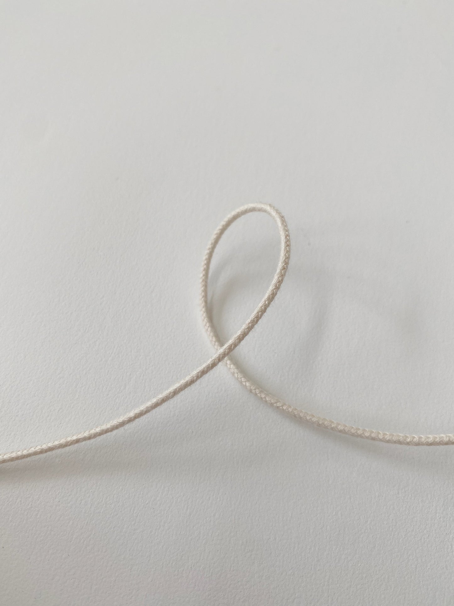 2mm Cord - 100% Cotton - Undyed