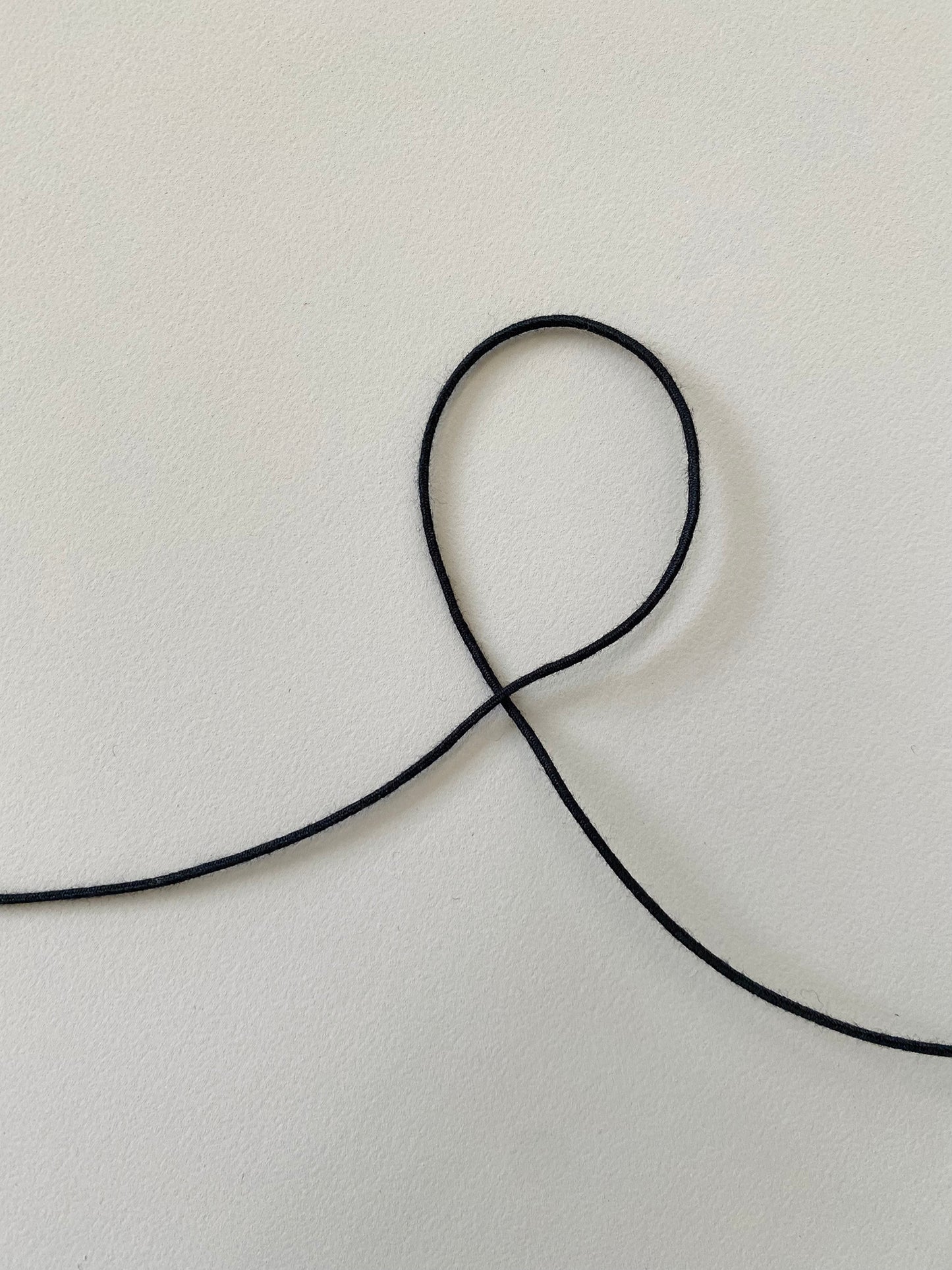 1.1 mm Round Elastic – Black
