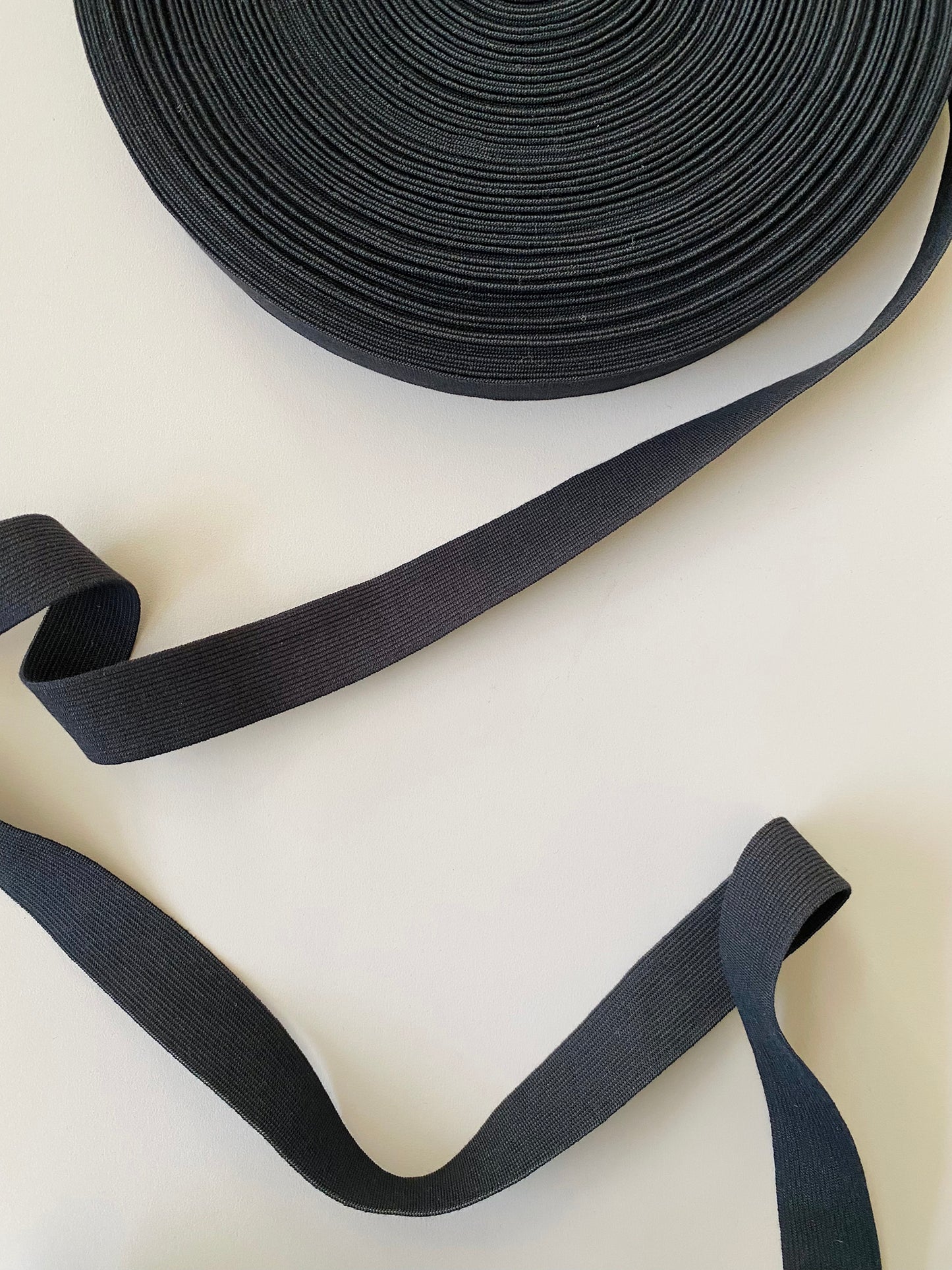 28 mm Flat Elastic – Black