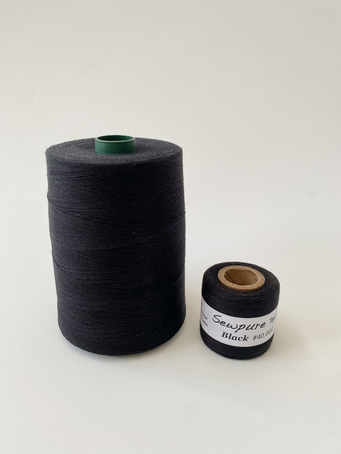 Mini Tex 40 - 100% Organic Cotton Sewing Thread - Black
