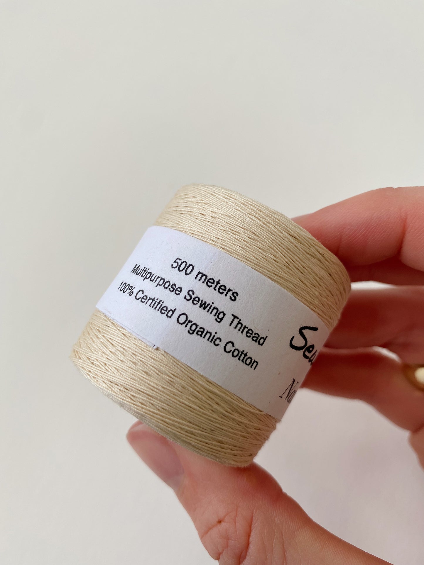 Mini Tex 40 - 100% Organic Cotton Sewing Thread - White